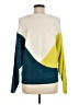 Express Color Block Green Pullover Sweater Size S - photo 2