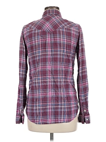 American Eagle Outfitters Long Sleeve Button-Down Shirt (view 2)