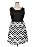 41Hawthorn Chevron-herringbone Black Cocktail Dress Size XL (estimated) - photo 1