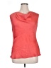 Nic + Zoe 100% Polyester Orange Sleeveless Blouse Size XL - photo 1