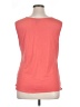 Nic + Zoe 100% Polyester Orange Sleeveless Blouse Size XL - photo 2