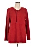 Chico's Red Pullover Sweater Size Lg (2) - photo 1