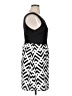 41Hawthorn Chevron-herringbone Black Cocktail Dress Size XL (estimated) - photo 4