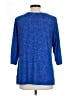 Basic Editions Blue 3/4 Sleeve T-Shirt Size L - photo 2