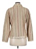 Chico's 100% Silk Tweed Gold Silk Blazer Size Med (1) - photo 2