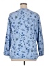 Classic Elements Blue Long Sleeve Henley Size 16-18W - photo 2