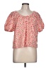 Old Navy Pink Short Sleeve Blouse Size L - photo 1