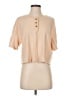 Everlane Tan Short Sleeve Blouse Size S - photo 1