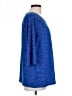 Basic Editions Blue 3/4 Sleeve T-Shirt Size L - photo 4