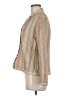 Chico's 100% Silk Tweed Gold Silk Blazer Size Med (1) - photo 5