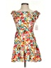 Forever 21 100% Rayon Tropical Teal Cocktail Dress Size S - photo 1