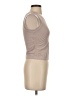 Zobha Tan Sleeveless T-Shirt Size S - photo 4