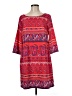 Old Navy 100% Polyester Paisley Red Casual Dress Size M - photo 1