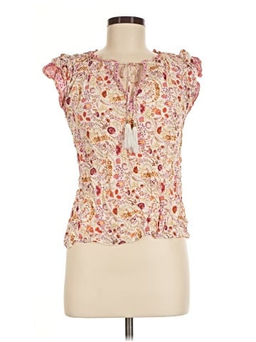Rose + Olive Sleeveless Blouse (view 1)