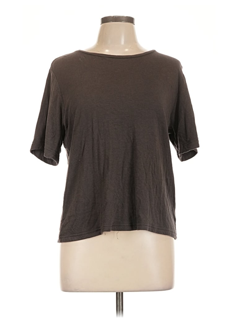 Pre-owned Faherty Short Sleeve T-shirt In Brown