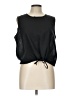 Double Zero Black Sleeveless Blouse Size L - photo 1