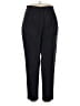 Karen Scott 100% Polyester Chevron-herringbone Black Dress Pants Size 16 - photo 1