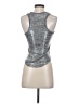 Pilcro Silver Sleeveless Top Size XS - photo 2
