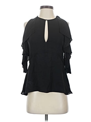 Theory 3/4 Sleeve Silk Top (view 1)