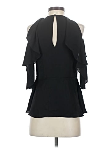 Theory 3/4 Sleeve Silk Top (view 2)