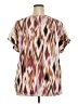 Westbound Brown Short Sleeve Blouse Size 2X - photo 2