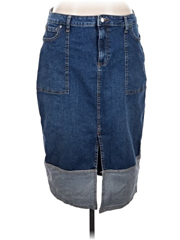 Simply Vera Vera Wang Denim Skirt (view 1)