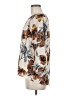 Papermoon 100% Polyester Floral Ivory 3/4 Sleeve Blouse Size M - photo 5