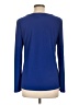 INC International Concepts Blue Long Sleeve Blouse Size L - photo 2