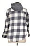 Time and Tru 100% Cotton Checkered-gingham Gray Jacket Size XL - photo 2