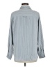 Adrianna Papell 100% Polyester Stripes Gray Long Sleeve Blouse Size M - photo 2