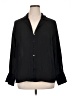 Worthington 100% Polyester Black 3/4 Sleeve Blouse Size 0X - photo 1