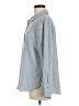 Adrianna Papell 100% Polyester Stripes Gray Long Sleeve Blouse Size M - photo 5