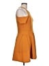 Assorted Brands Solid Orange Casual Dress Size L - photo 4
