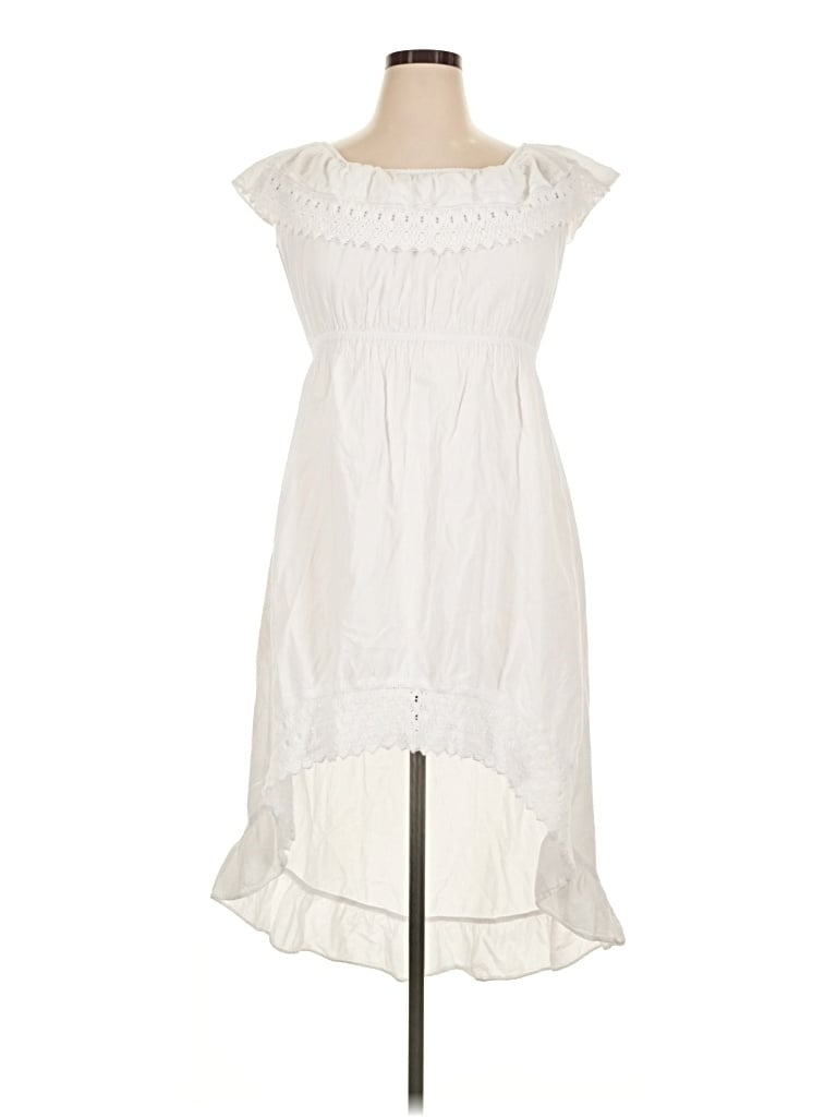 Pre-owned Blanco By Nature Casual Dress In White