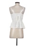 Sim & Sam 100% Rayon Ivory Sleeveless Blouse Size S - photo 2