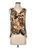 Amanda Uprichard Gold Sleeveless Blouse Size S - photo 1