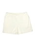 Reebok 100% Cotton Solid Ivory Athletic Shorts Size 10 - photo 1