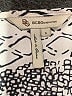 BCBGeneration Graphic Silver Cocktail Dress Size S - photo 7