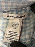Tommy Bahama 100% Cotton Checkered-gingham Blue Long Sleeve Button-Down Shirt Size 7 - photo 3