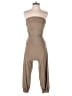 Blu Heaven Solid Tan Jumpsuit Size XS - photo 1