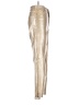 Express 100% Polyester Metallic Gold Casual Pants Size 00 - photo 4