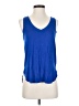 Double Zero Blue Sleeveless T-Shirt Size S - photo 1