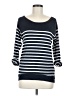 TNA Stripes Blue Pullover Sweater Size S - photo 1