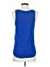 Double Zero Blue Sleeveless T-Shirt Size S - photo 2