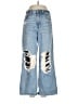 American Eagle Outfitters Graphic Blue Jeans Size 6 - photo 1