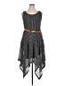 Chico's Chevron-herringbone Gray Casual Dress Size XL (3) - photo 1