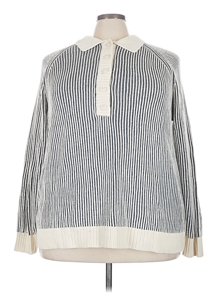 Lane Bryant Pullover Sweater In Ivory