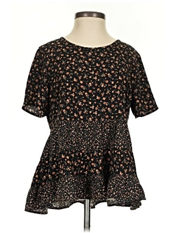 Paper Crane Short Sleeve Blouse (view 1)