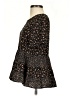 Paper Crane Black Short Sleeve Blouse Size XS - photo 5