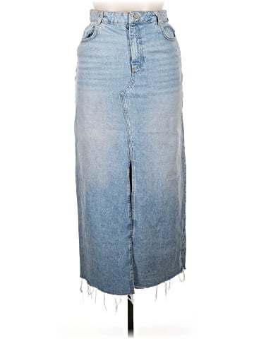 Zara Denim Skirt (view 1)